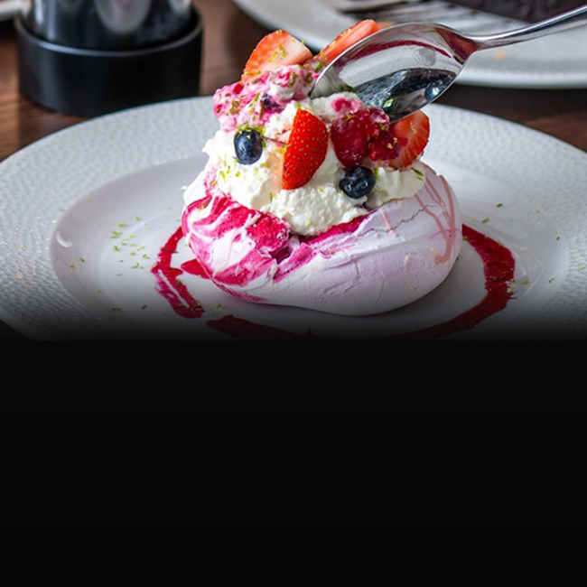 Dessert menu at The Willett Arms