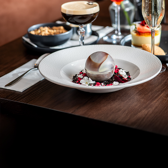 Dessert menu at The Willett Arms